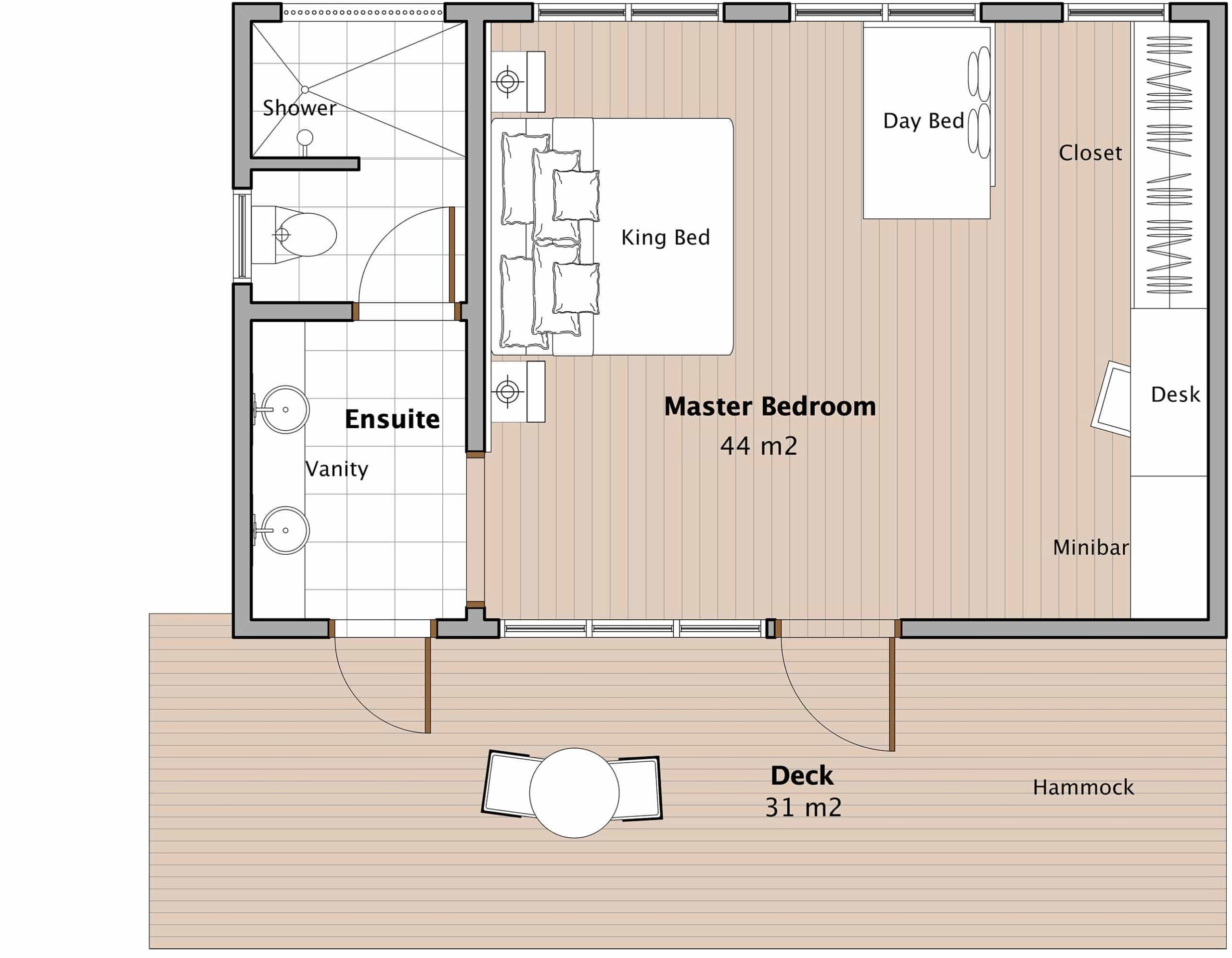 Oceanfront-Bure ocean front bure floor plan